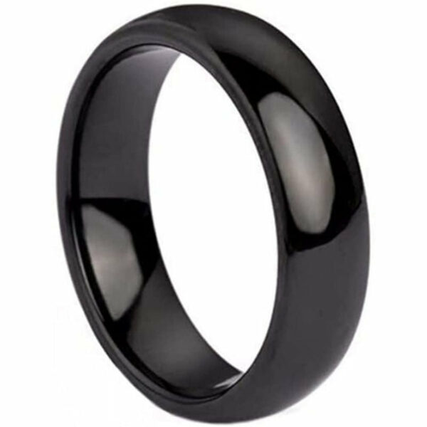 Bague céramique noire